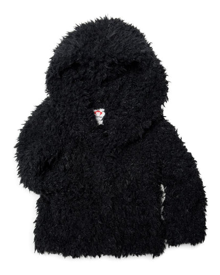 U5CFC-BL-Black-Cleo Faux Fur Coat