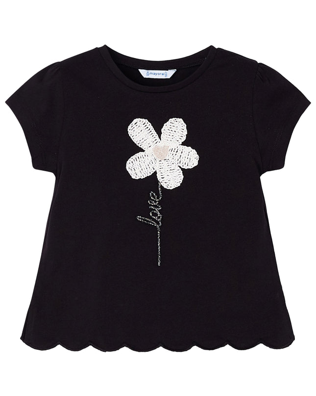 Mayoral-3060-64-KG-Black-S/s t-shirt