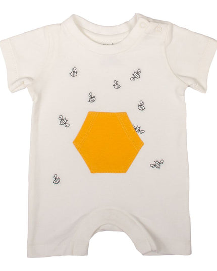 MILK354-BEE HIVE ROMPER