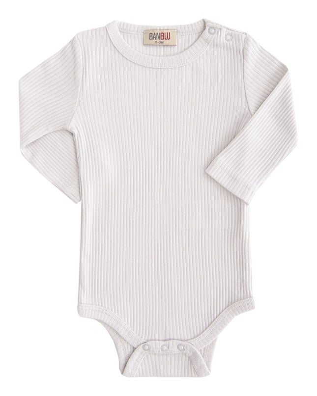 BANBLU-LS BODYSUIT-51176-FOG GREY