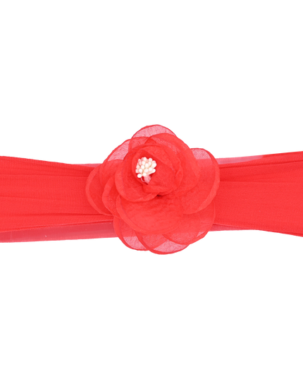 Mimi Tutu-MTHB4210166-Red-Elastic Baby Headband