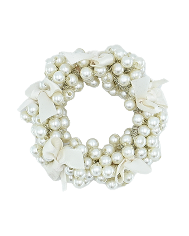 mimi tutu-MTPCS25005-mini  pearls Scrunchie