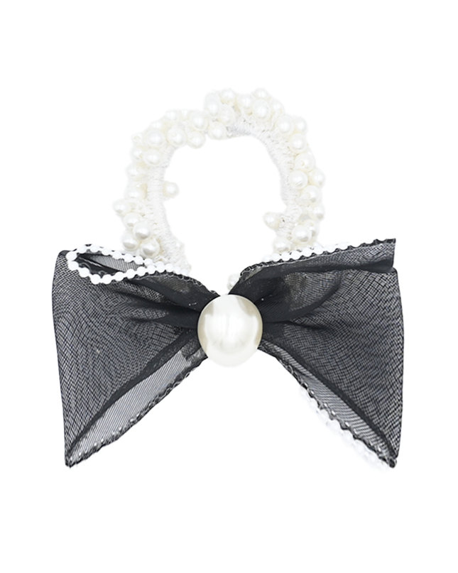 mimi tutu-MTPCS25006-Pearl Tulle Scrunchie