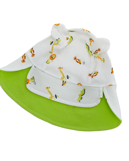 Andy Wawa-ECRU-BABY ŞAPKA HAT CUTE CROCODILE-AC22532