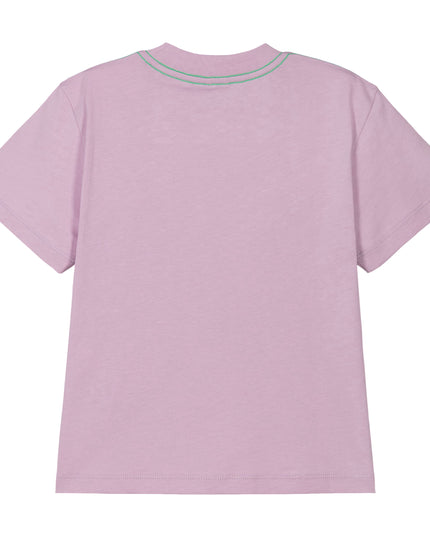 Pink Logo Dot Print T-Shirt