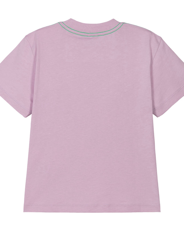 Pink Logo Dot Print T-Shirt