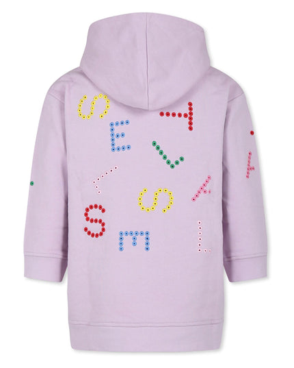 Purple Logo Hooded Dress