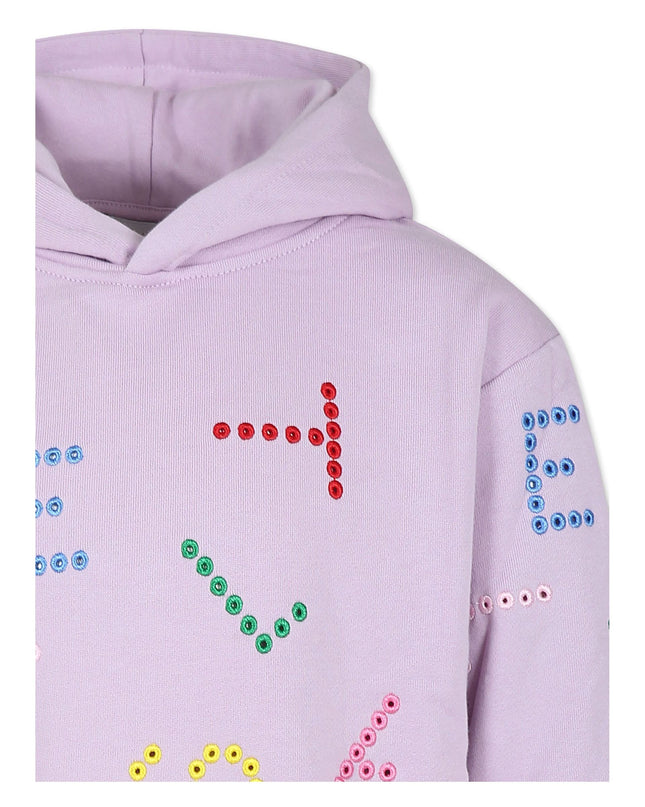 Purple Logo Hooded Dress