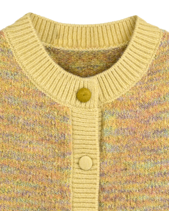 kids atelier sweet cactus Yellow Multicolor Knit Vest