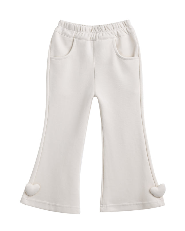 kids atelier sweet cactus Light Beige Pom-Pom Pants Set