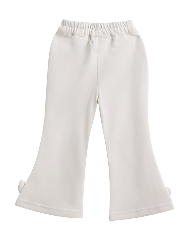 kids atelier sweet cactus Light Beige Pom-Pom Pants Set