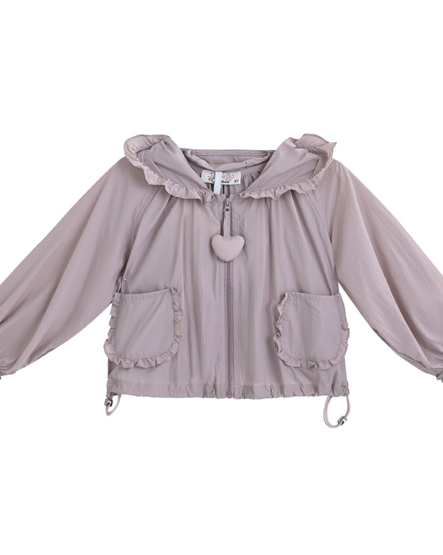 kids atelier sweet cactus Pink Lace-Trim Skirt Ensemble