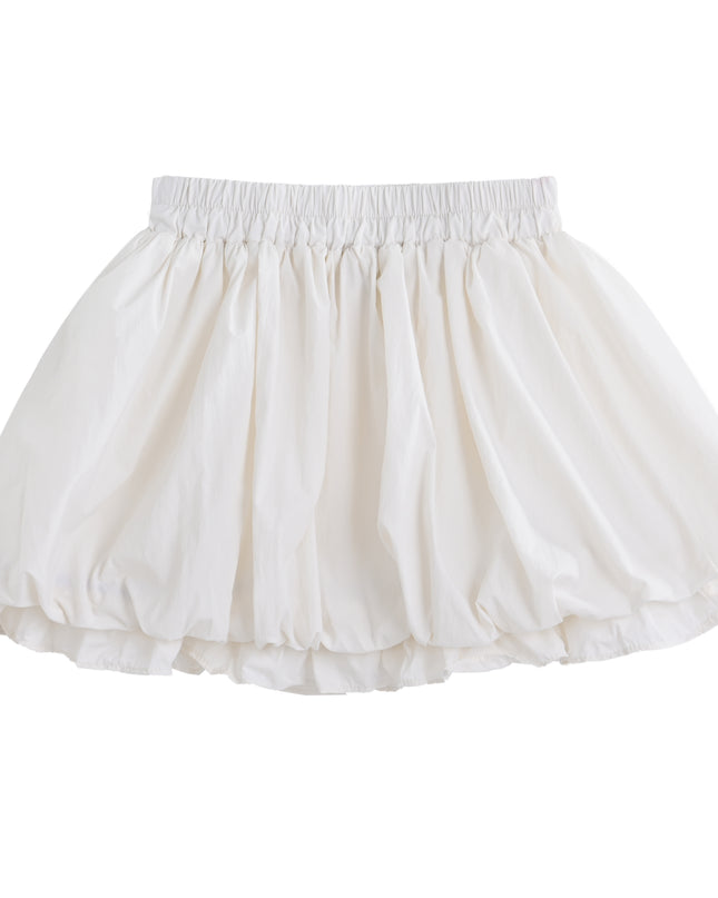 kids atelier sweet cactus White Lace-Trim Skirt Ensemble