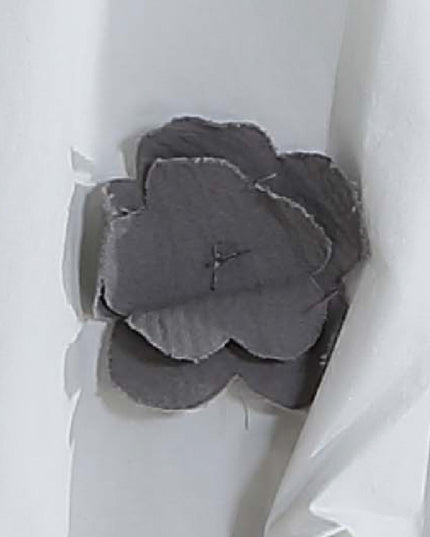 Gray Bloom Pants Set