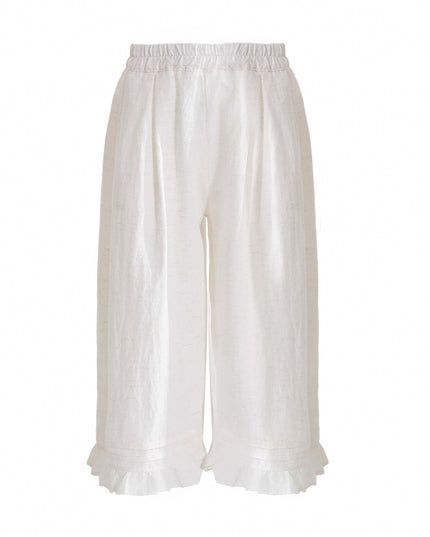 kids atelier sweet cactus Gray Ruffle Pants Set