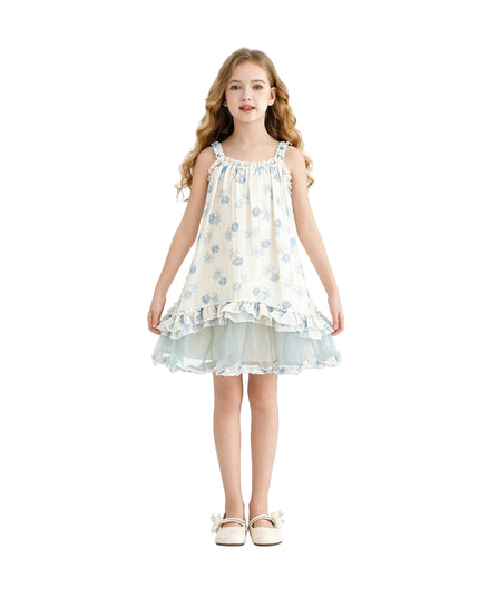 kids atelier sweet cactus Vintage Bloom Ruffle Dress