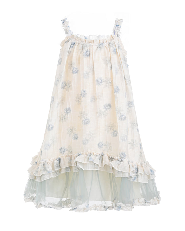 kids atelier sweet cactus Vintage Bloom Ruffle Dress