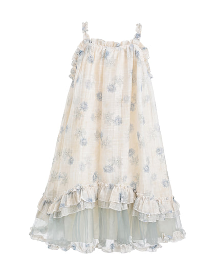 kids atelier sweet cactus Vintage Bloom Ruffle Dress