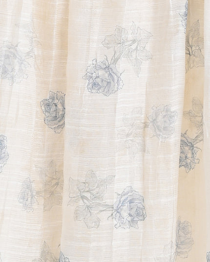 Vintage Bloom Ruffle Dress