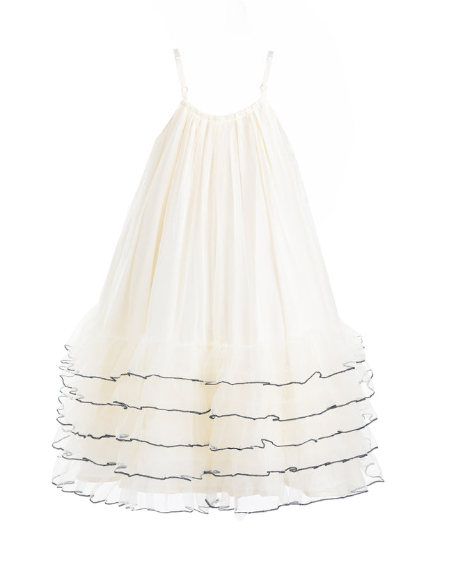 kids atelier sweet cactus Cascade Trim Tiered Dress