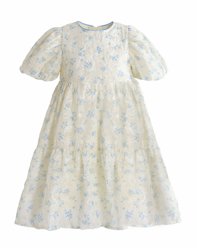 kids atelier sweetcactus Bloom Tiered Floral Dress