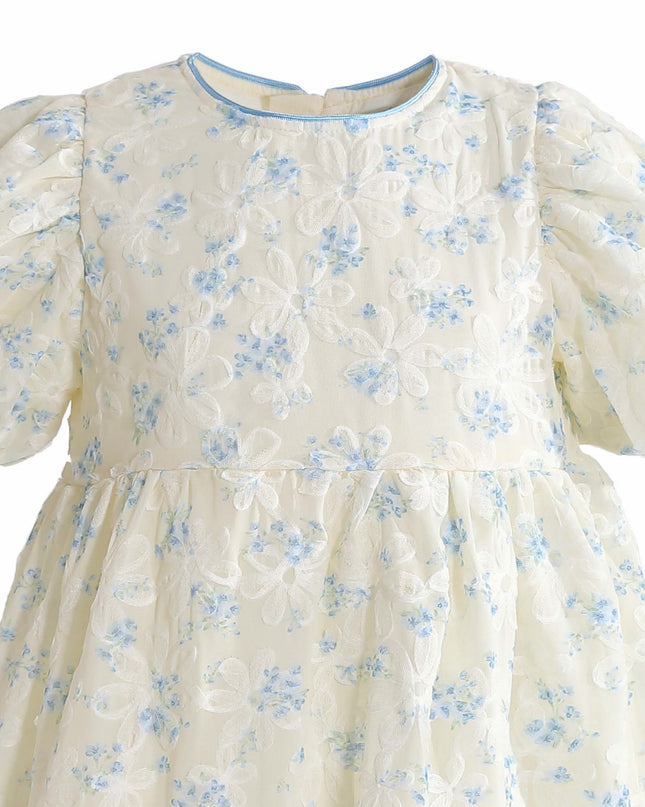 kids atelier sweetcactus Bloom Tiered Floral Dress
