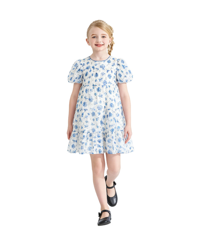 kids atelier sweetcactus Meadow Tiered Floral Dress