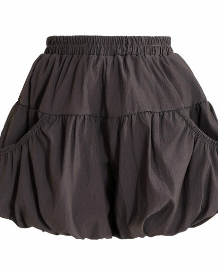 kids atelier sweet cactus White Ruffle Puff Skirt Set
