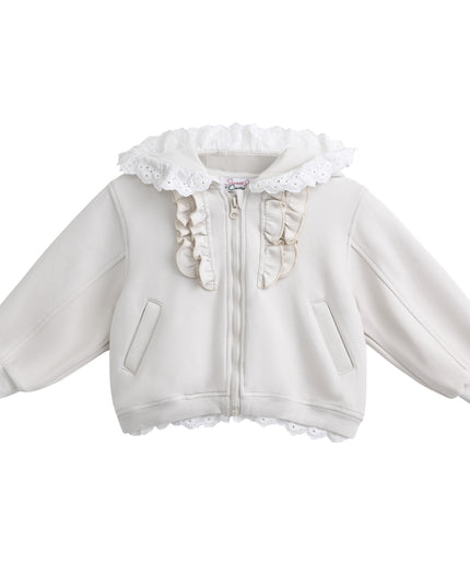 kids atelier sweet cactus Cream Ruffle Skirt Set