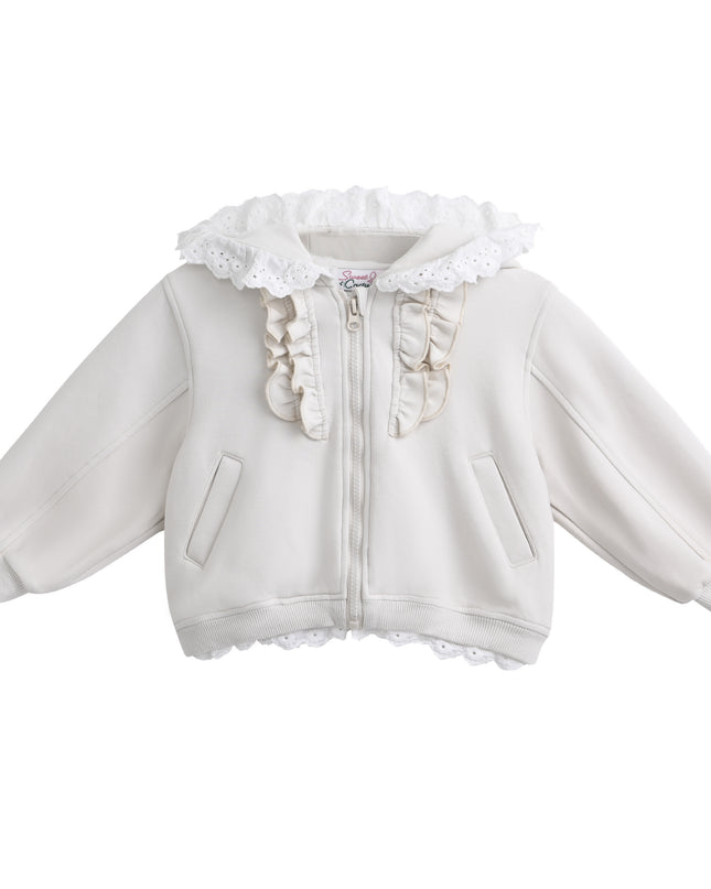 kids atelier sweet cactus Cream Ruffle Skirt Set