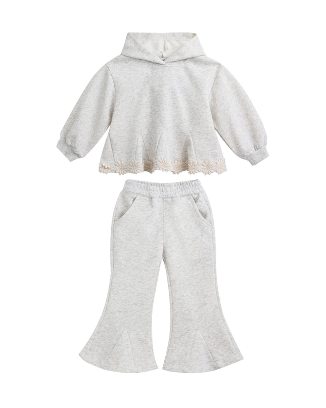 kids atelier sweet cactus Beige Lace-Trim Set