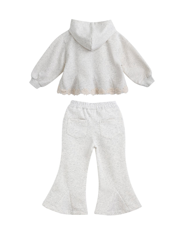 kids atelier sweet cactus Beige Lace-Trim Set