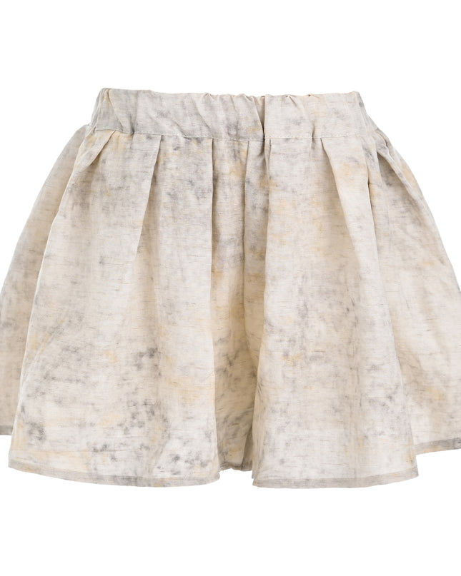 kids atelier sweet cactus Marble Pleated Two-Piece Set