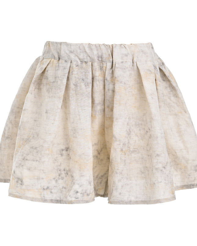 kids atelier sweet cactus Marble Pleated Two-Piece Set