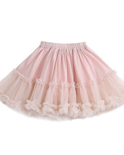 kids atelier sweet cactus Pink Tulle Ruffle Skirt Set
