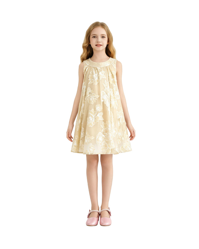 kids atelier sweet cactus Golden Bloom Dress