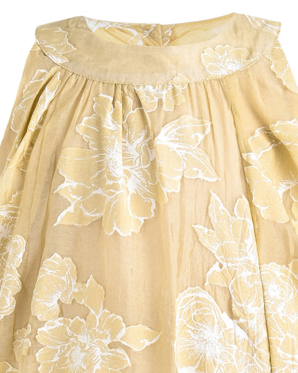 Golden Bloom Dress