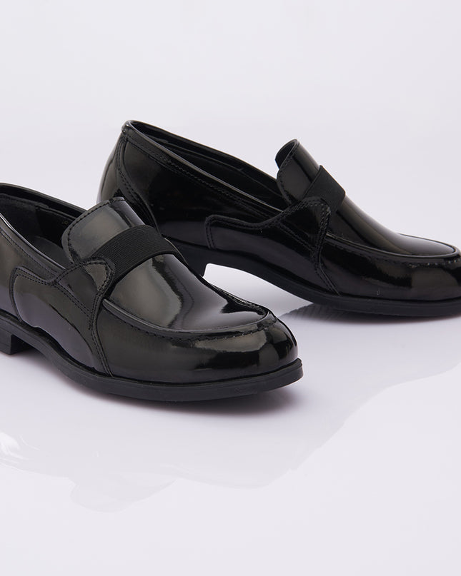 Moustache-Formal Loafers-ERK04-Patent Black