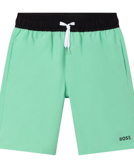 BOSS-KB-GREEN-SWIM SHORTS-J24769-706