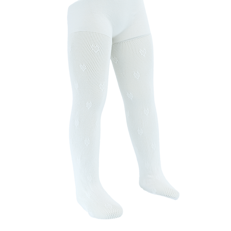 Heat Stitch Embroidered Tights