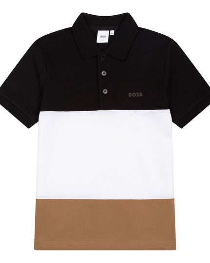BOSS-KB-BLACK-SHORT SLEEVE POLO-J25N59-09B