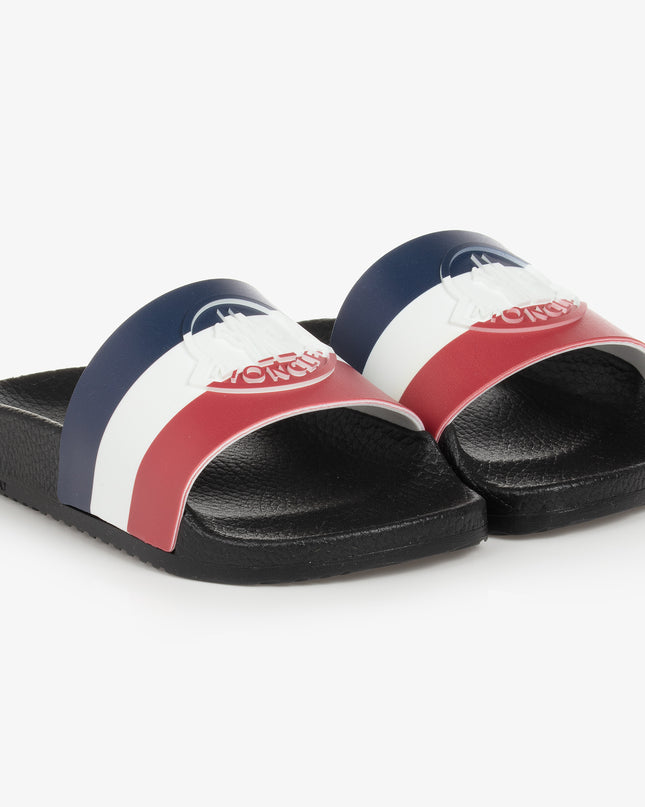 MONCLER-PETIT BASILE SLIDES SHOES-I1-954-4C000-30-M1893-001-WHITE