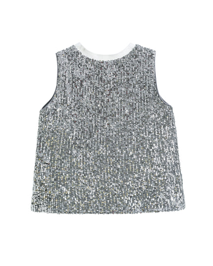 kidsatelier-tulleen-tud52011-silver-sequin-sleeveless-shorts-set
