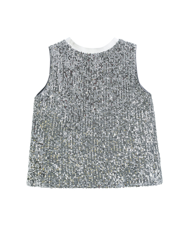 kidsatelier-tulleen-tud52011-silver-sequin-sleeveless-shorts-set