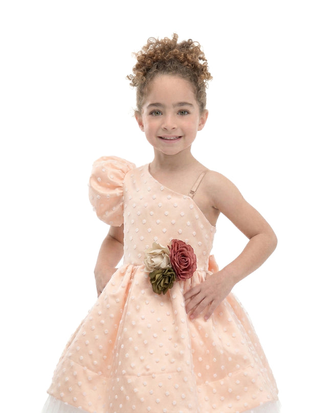kids-atelier-tulleen-Peach Polka Dot Dress