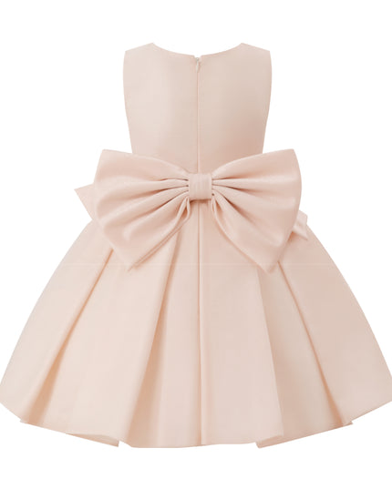 kids atelier tulleen Pink Melinda Pearl Double Bow Dress