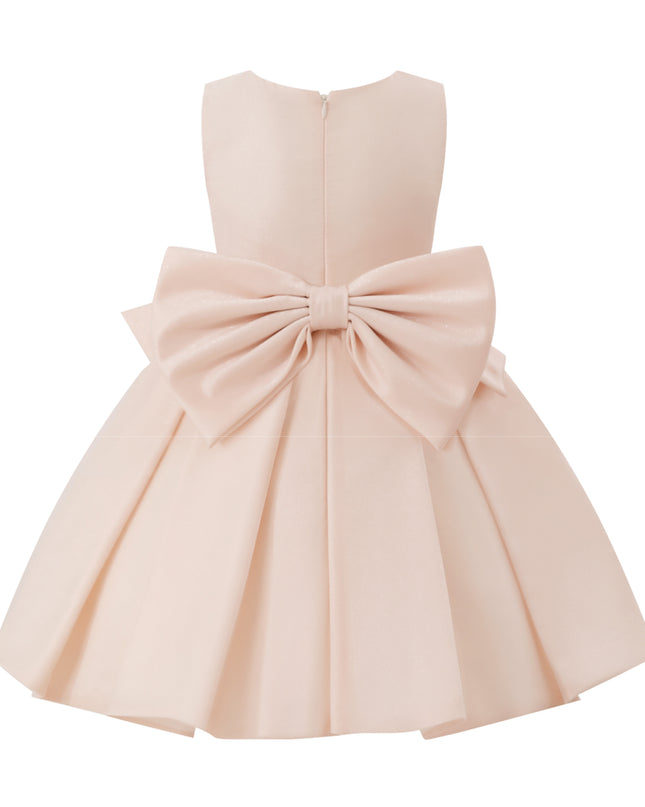 kids atelier tulleen Pink Melinda Pearl Double Bow Dress