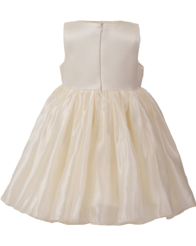 kids atelier tulleen Beige Dovera Timeless Cape-Overlay Gown