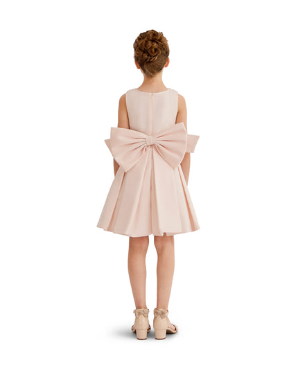 kids atelier tulleen Pink Melinda Pearl Double Bow Dress