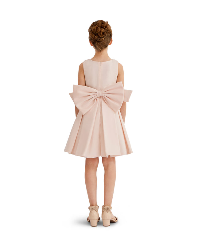 kids atelier tulleen Pink Melinda Pearl Double Bow Dress